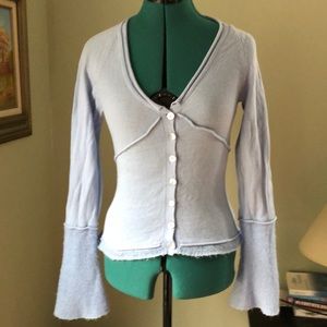 Cousin Johnny light blue sweater.